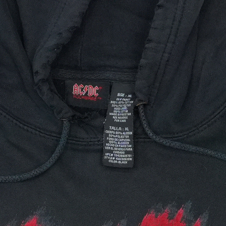 2006 AC/DC Logo Hoodie Tag