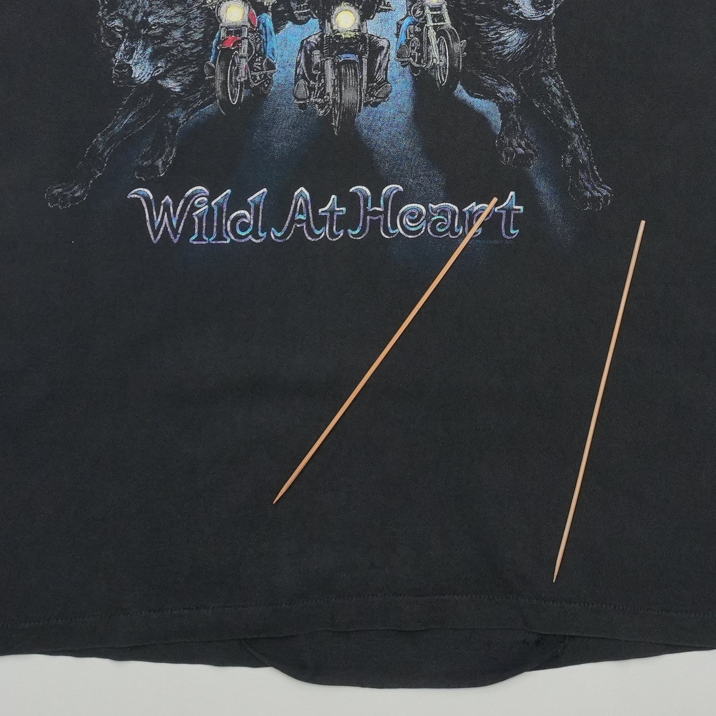 1990s Harley Davidson Englewood Colorado Wild At Heart Shirt Tag