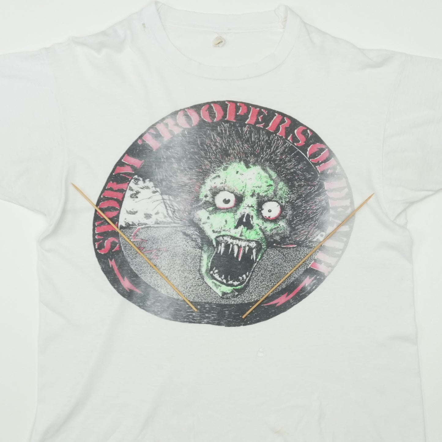 1980s Stormtroopers Of Death Shirt Detail 3