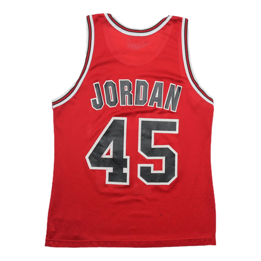 1995 Chicago Bulls Michael Jordan Champion Jersey Back