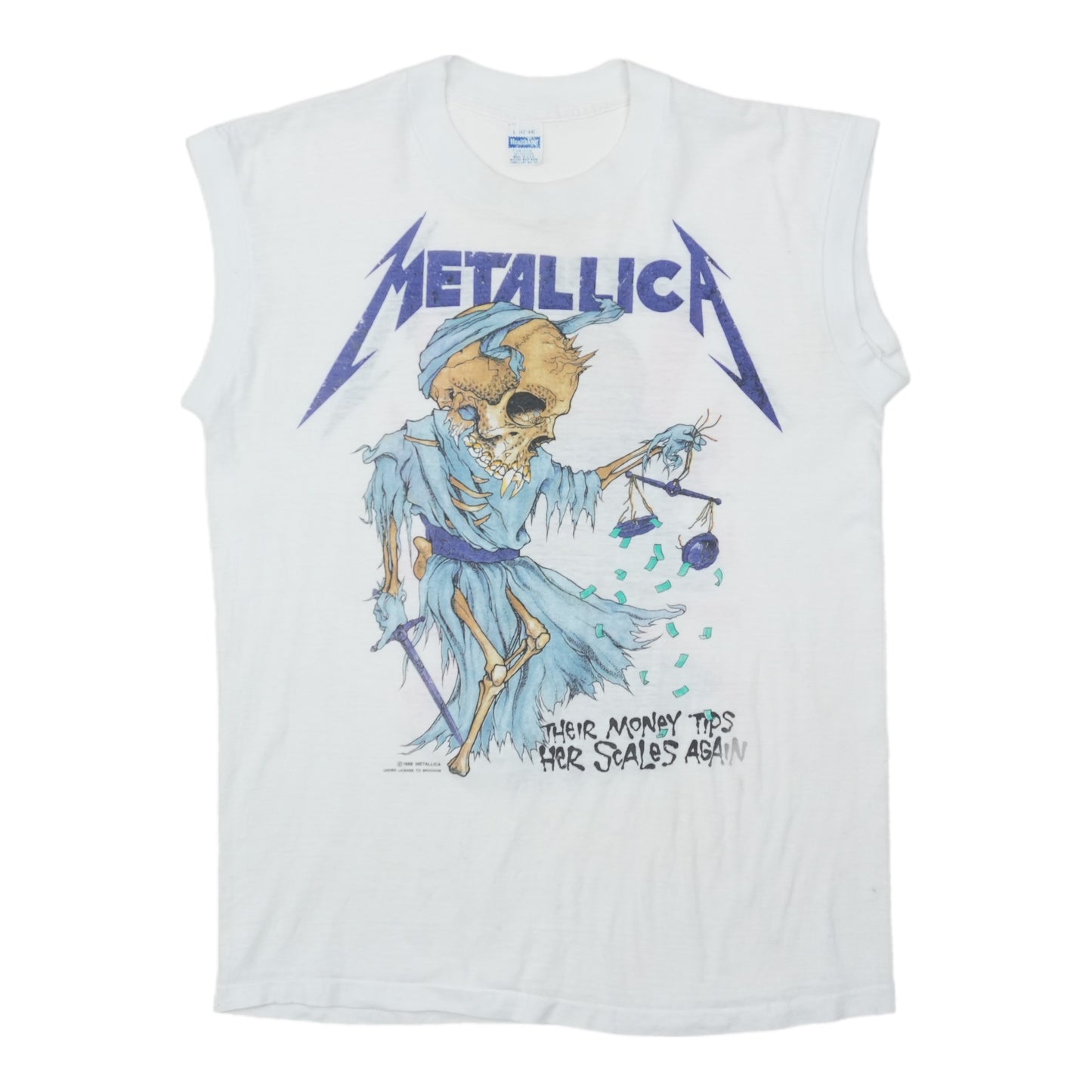 1988 Metallica Doris Sleeveless Shirt Front