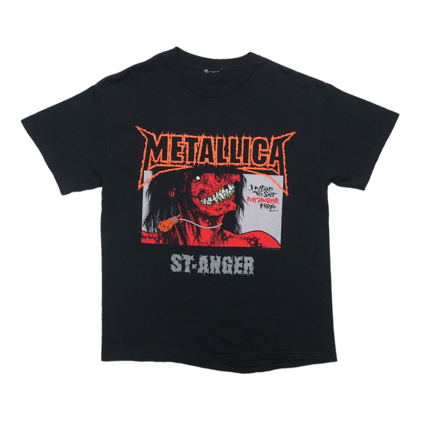 2003 Metallica St. Anger Shirt Front