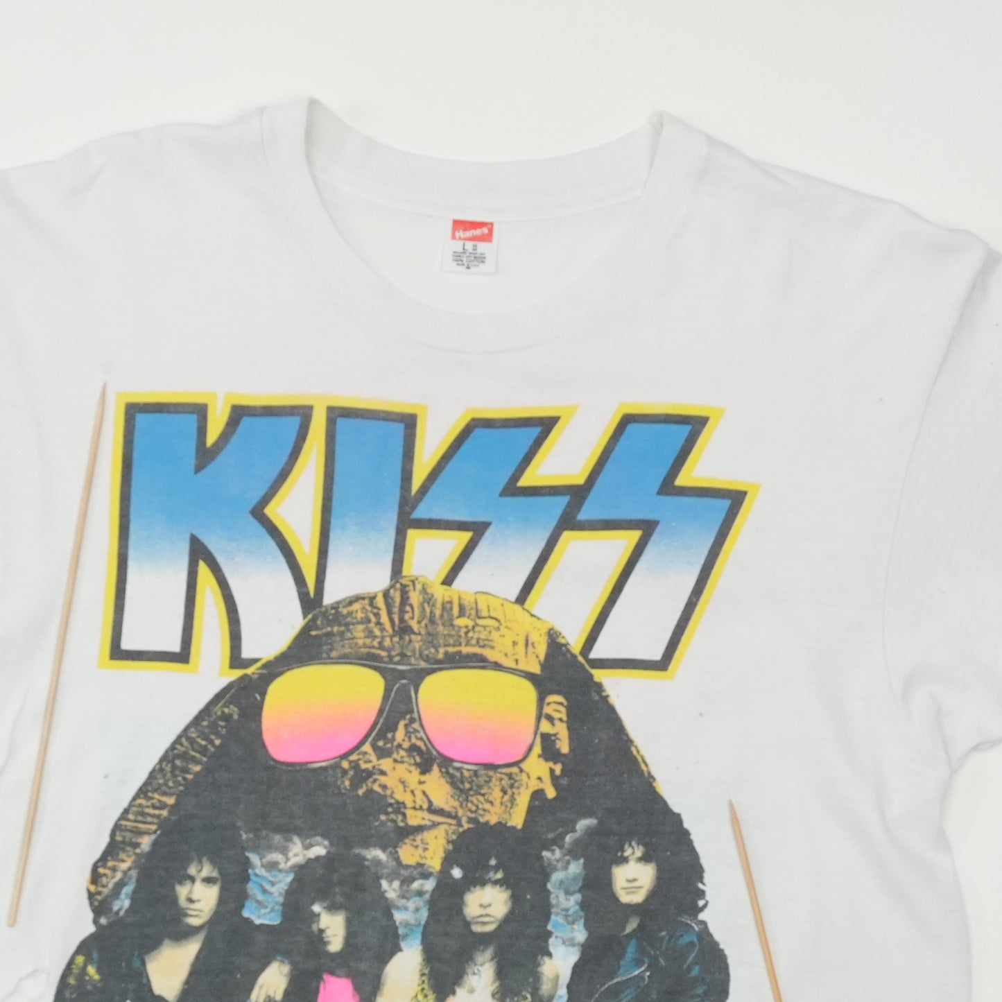 1990 KISS Hot In The Shade Tour Shirt Detail 3