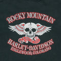 1990s Harley Davidson Friends Don't Let Friends Ride Japanese Bikes Shirt Back Detail 1