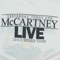 1990 Paul McCartney Yesterday Today Tour Shirt Back Graphic