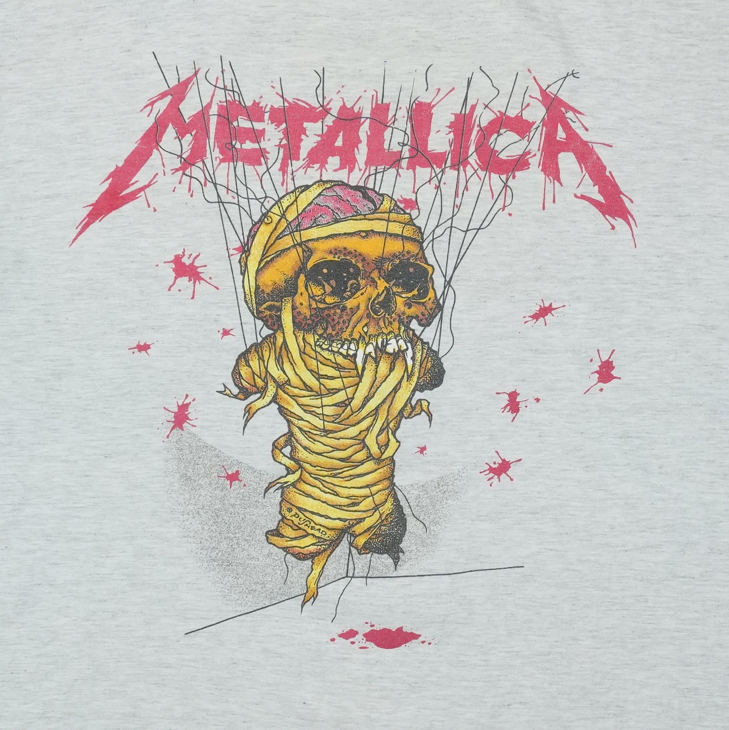 1990s Metallica One Pushead Long Sleeve Shirt Detail 2