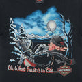 1992 Harley Davidson Reykjavik Christmas Shirt Front Detail 1