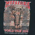 2004 Metallica Madly in Anger With the World Tour Shirt Detail 4