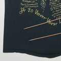 1991 Metallica Enter Sandman Tour Shirt Back Detail 2