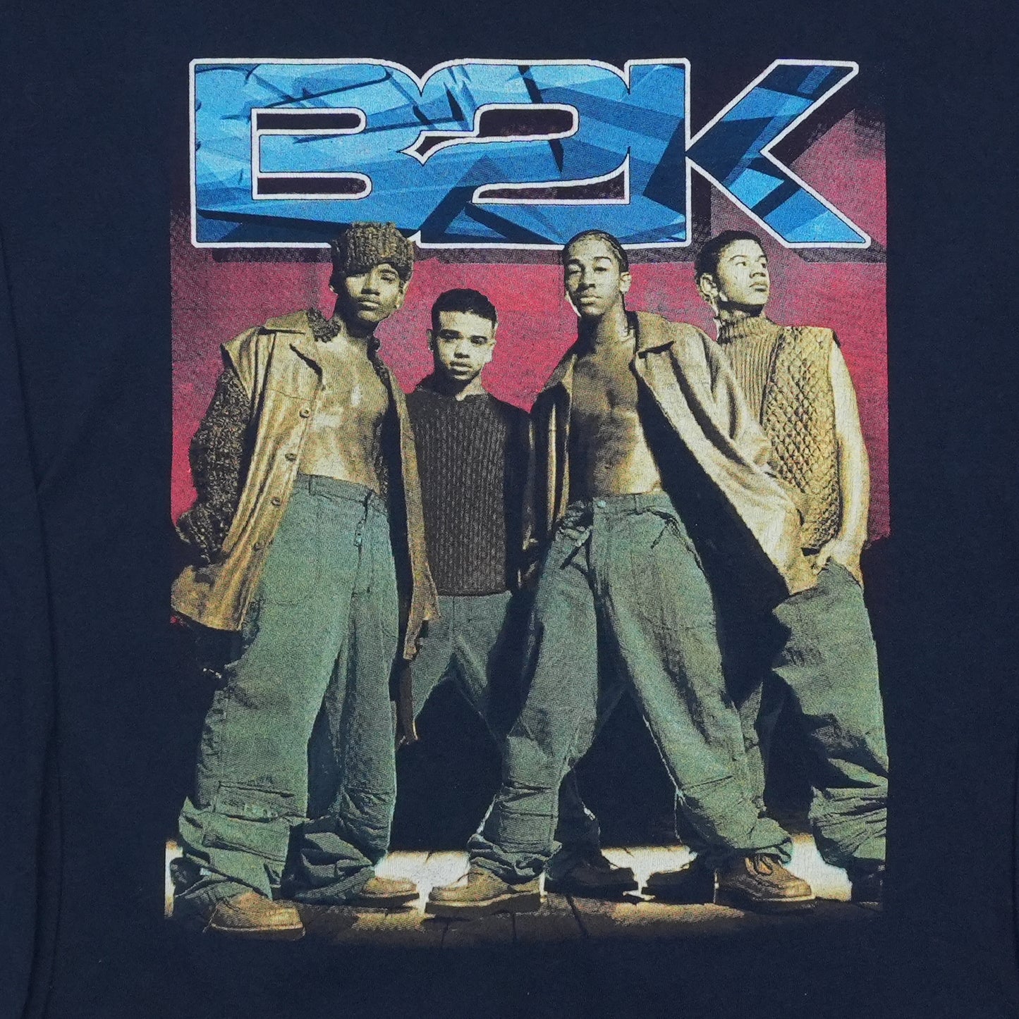 2000s B2K Uh Huh Long Sleeve Shirt Front Graphic
