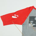 1981 Red Rider Lunatic Fringe Raglan Shirt Detail 9