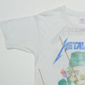 1987 Metallica Crash Course in Brain Surgery Shirt Front Detail 3