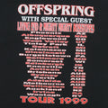 1999 Offspring Pretty Fly For A White Guy Tour Shirt Back Detail 2