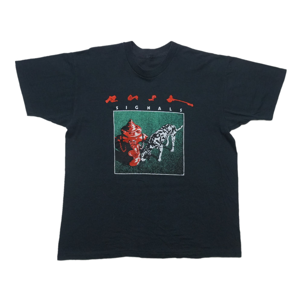 1982 Rush Signals New World Tour Shirt Front