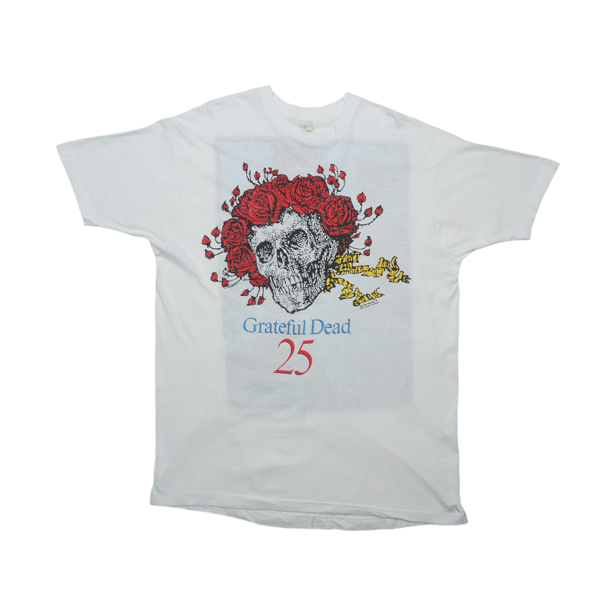 スカル 90's USA ヴィンテージ w.u.i gratefuldead 1990 Grateful Dead 25th Anniversary Skull Roses Shirt | WyCo Vintage