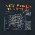 1982 Rush Signals New World Tour Shirt Front Detail 1
