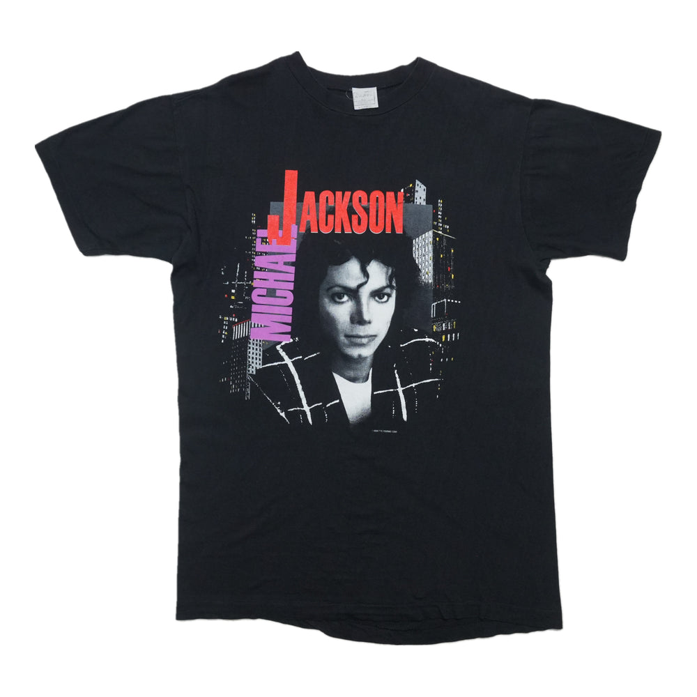 1988 Michael Jackson Bad Tour Shirt Front