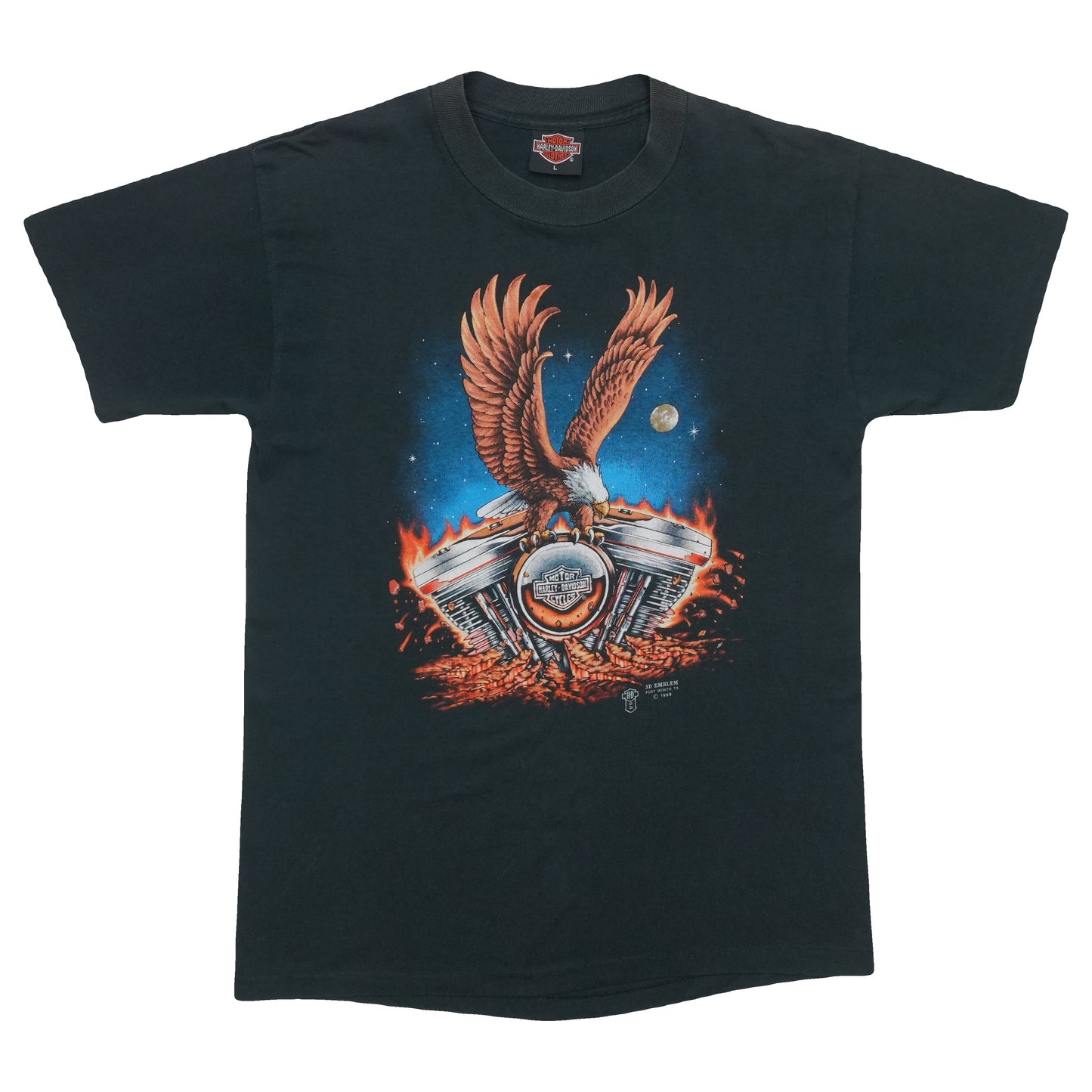 1989 Harley Davidson 3D Emblem Shirt