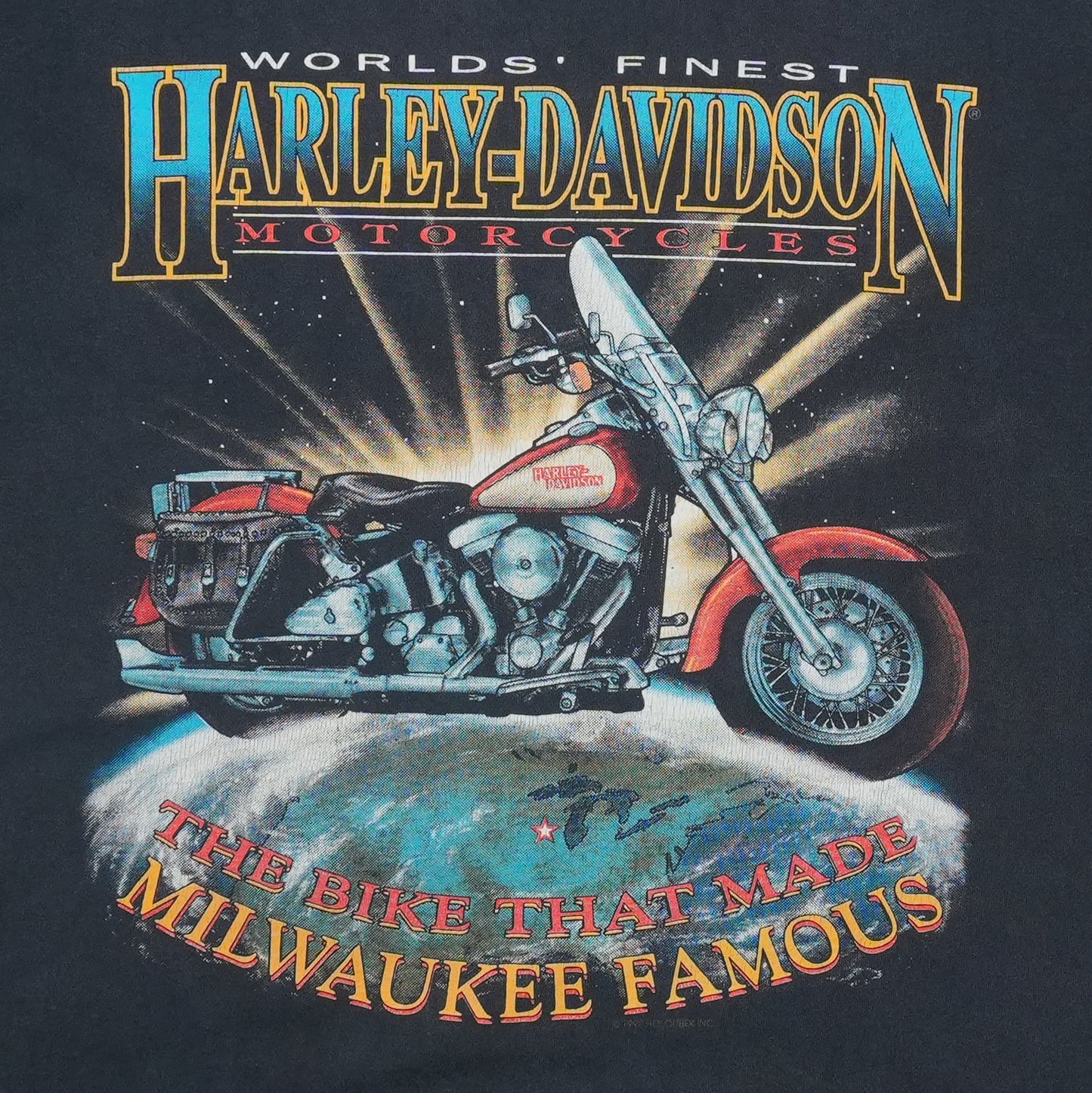 1992 Harley Davidson World Famous Shirt