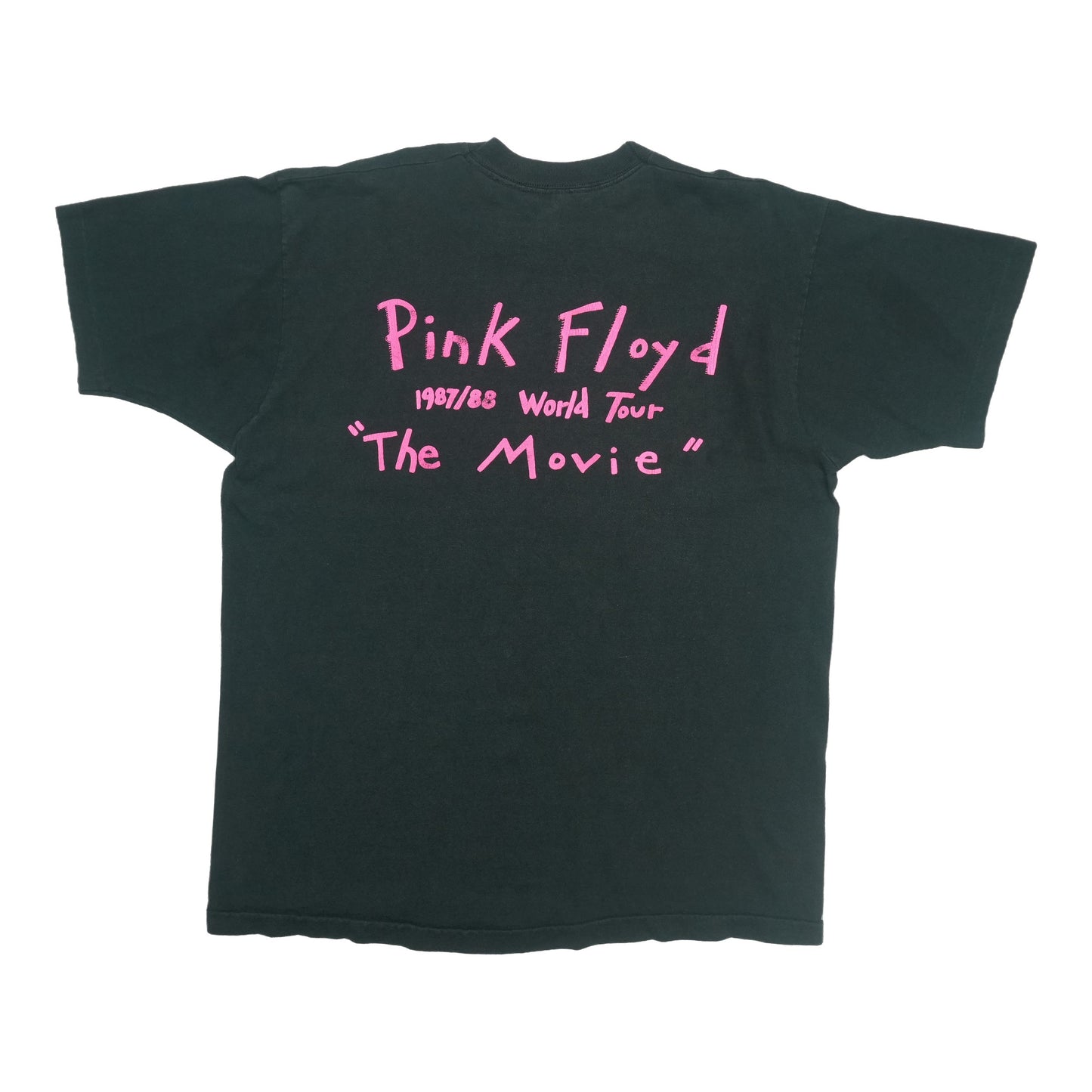 1987 Pink Floyd The Movie World Tour Shirt Back