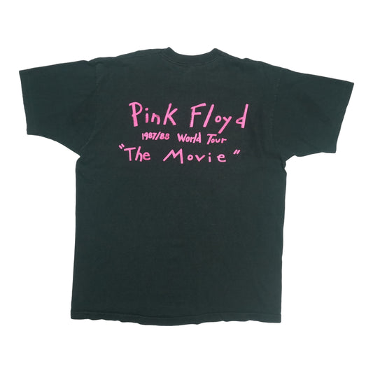 1987 Pink Floyd The Movie World Tour Shirt Back