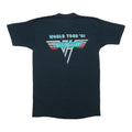 1981 Van Halen Worldwide Tour Shirt Back