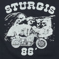 1986 Sturgis Harley Davidson Sleeveless Shirt Back Graphic