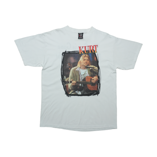 1995 Kurt Cobain Memorial The Sun is Gone Nirvana Shirt | WyCo Vintage