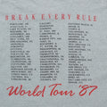 1987 Tina Turner Break Every Rule World Tour Shirt Detail