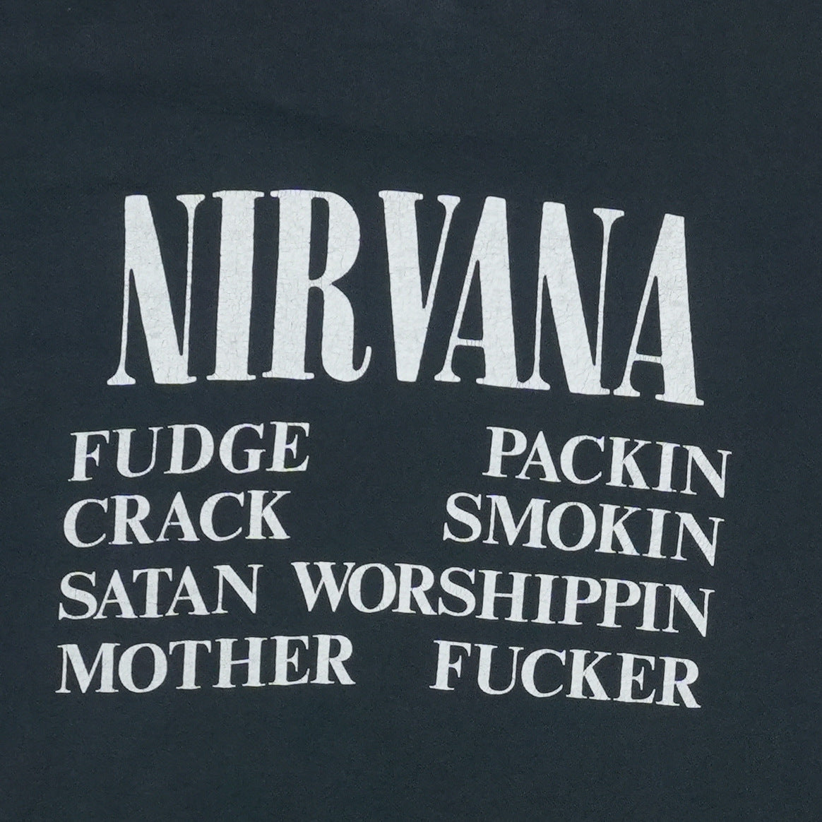 1991 Nirvana Vestibule Shirt Back Detail 2
