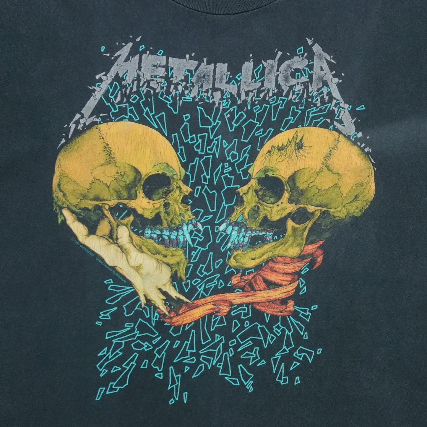 1991 Metallica Sad But True Shirt Front Detail 1