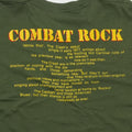 1982 The Clash Combat Rock Shirt Detail