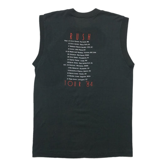 1984 Rush Sleeveless Tour Shirt Back
