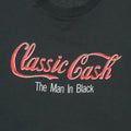 1980s Johnny Cash Classic Cash The Man In Black Shirt Front Graphic