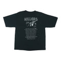 2005 The Killers Hot Fuss Tour Shirt Back