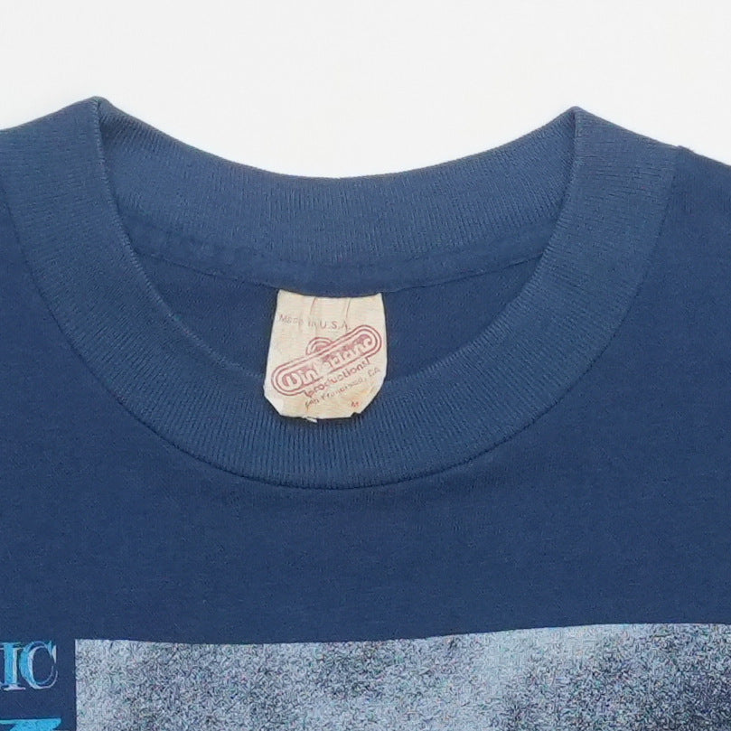 1985 Eric Clapton Behind The Sun Tour Shirt Tag