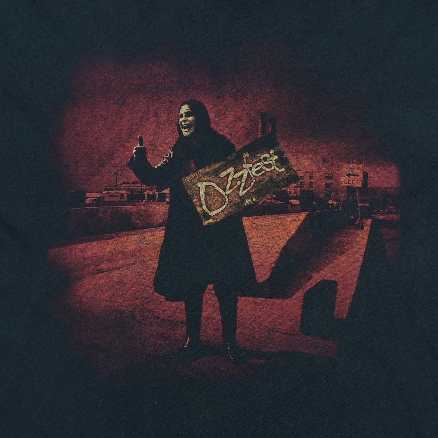 1998 Ozzfest Ozzy Osbourne Tour Shirt Detail 1