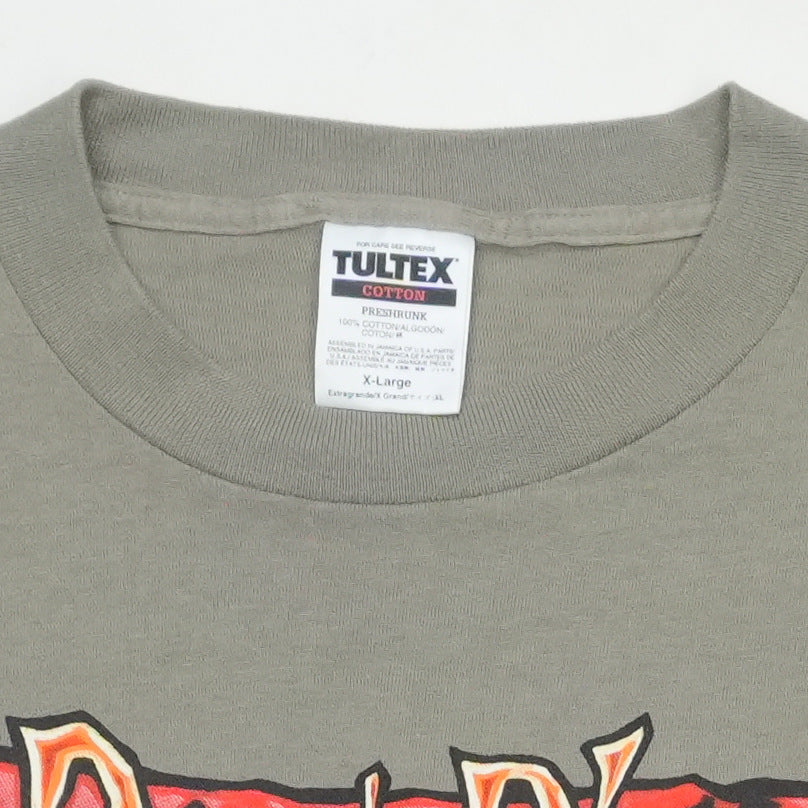 1998 Jimmy Page Robert Plant Walking Into Everywhere Tour Shirt Tag