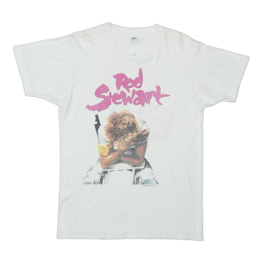 1988 Rod Stewart Out of Order Tour Shirt Front