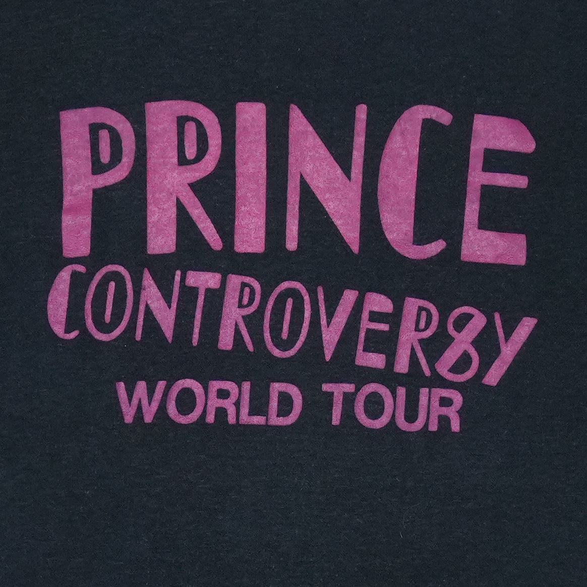 1981 Prince Controversy World Tour Shirt Detail 2