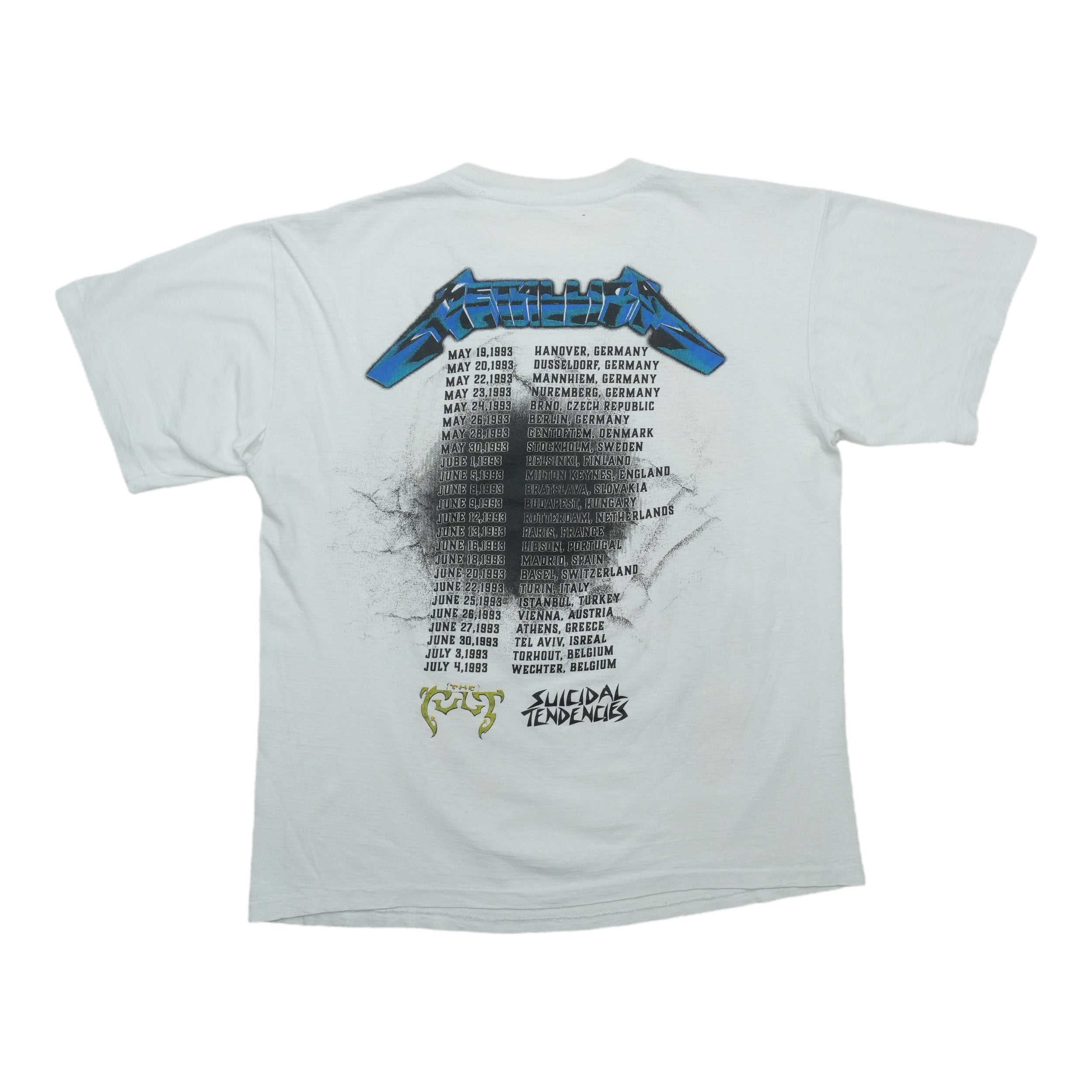 1993 Metallica Nowhere Else to Roam Tour Shirt | WyCo Vintage