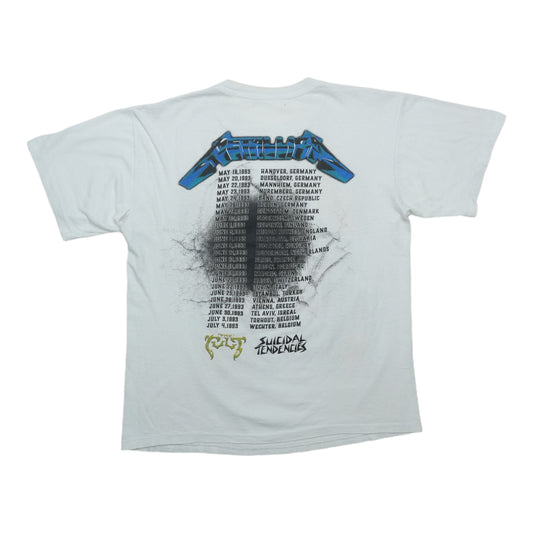 1993 Metallica Nowhere Else to Roam Tour Shirt Back