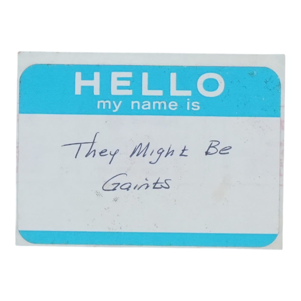1980s They Might Be Giants Artist Backstage Pass - front