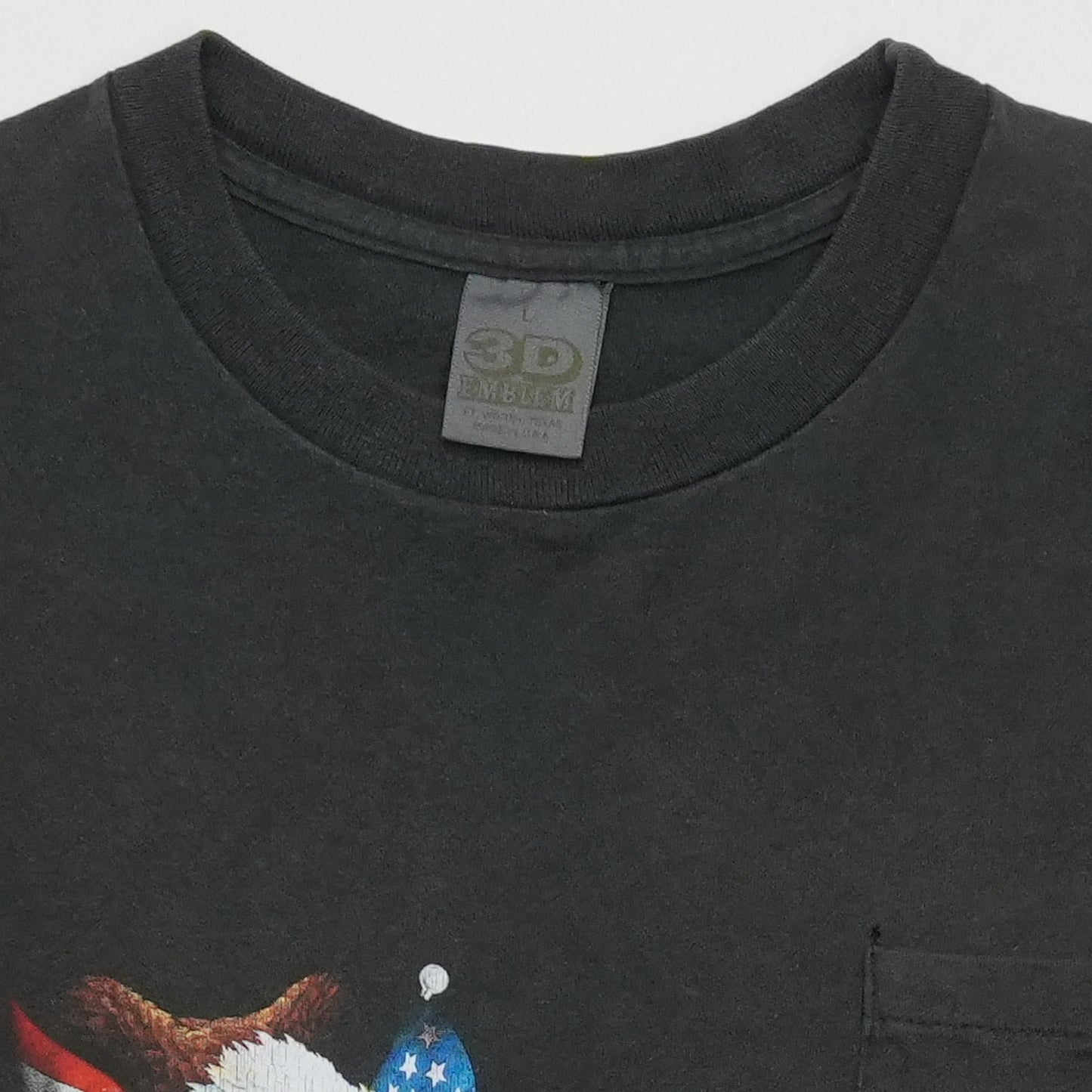 1987 Harley Davidson 3D Emblem Pocket Shirt