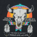 1993 Harley Davidson Taz Bad to the Bone ShirtBack Graphic