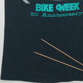 1990s Harley Davidson Bike Week Long Sleeve Shirt Back Detail 2