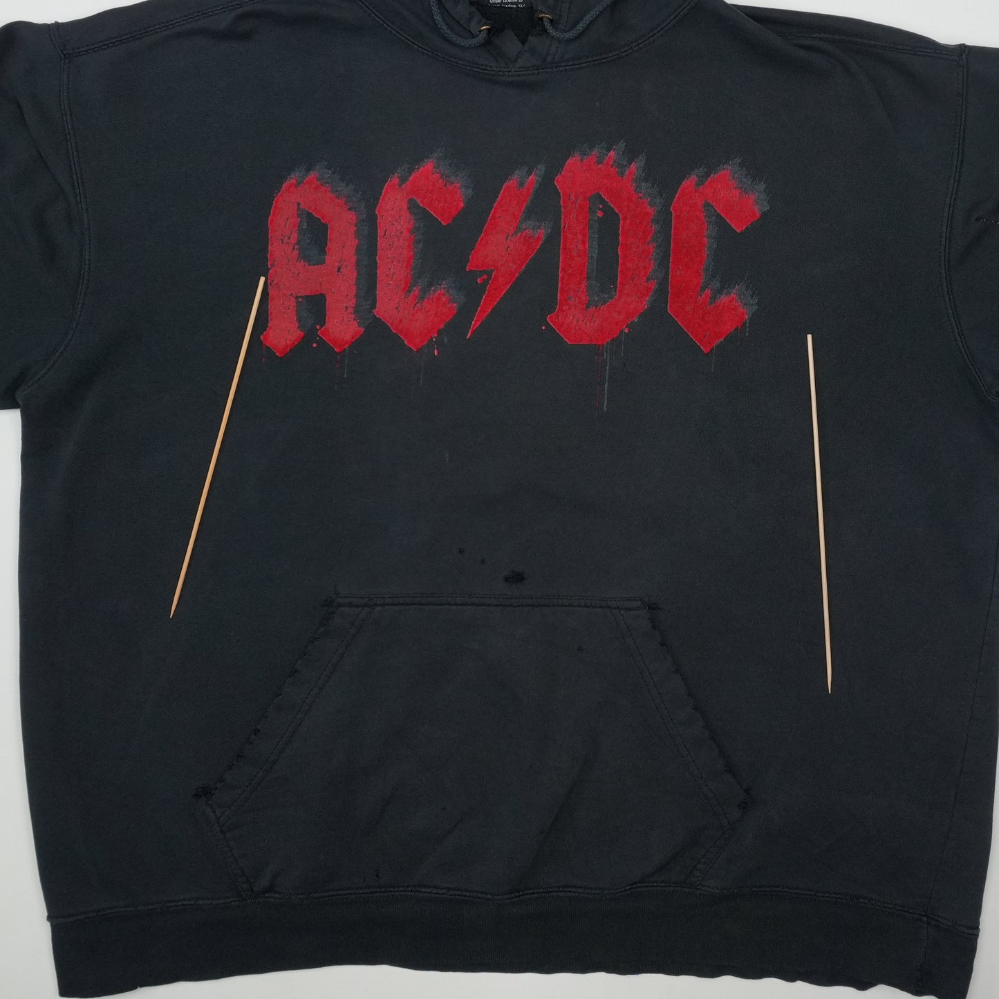 2006 AC/DC Logo Hoodie Detail 3