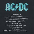 1996 AC/DC Back in Black Shirt Back Detail 1