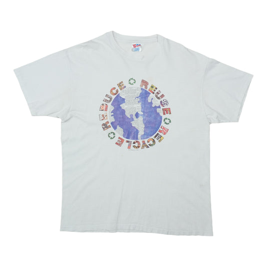 1991 Reduce Reuse Recycle Earth Shirt Front