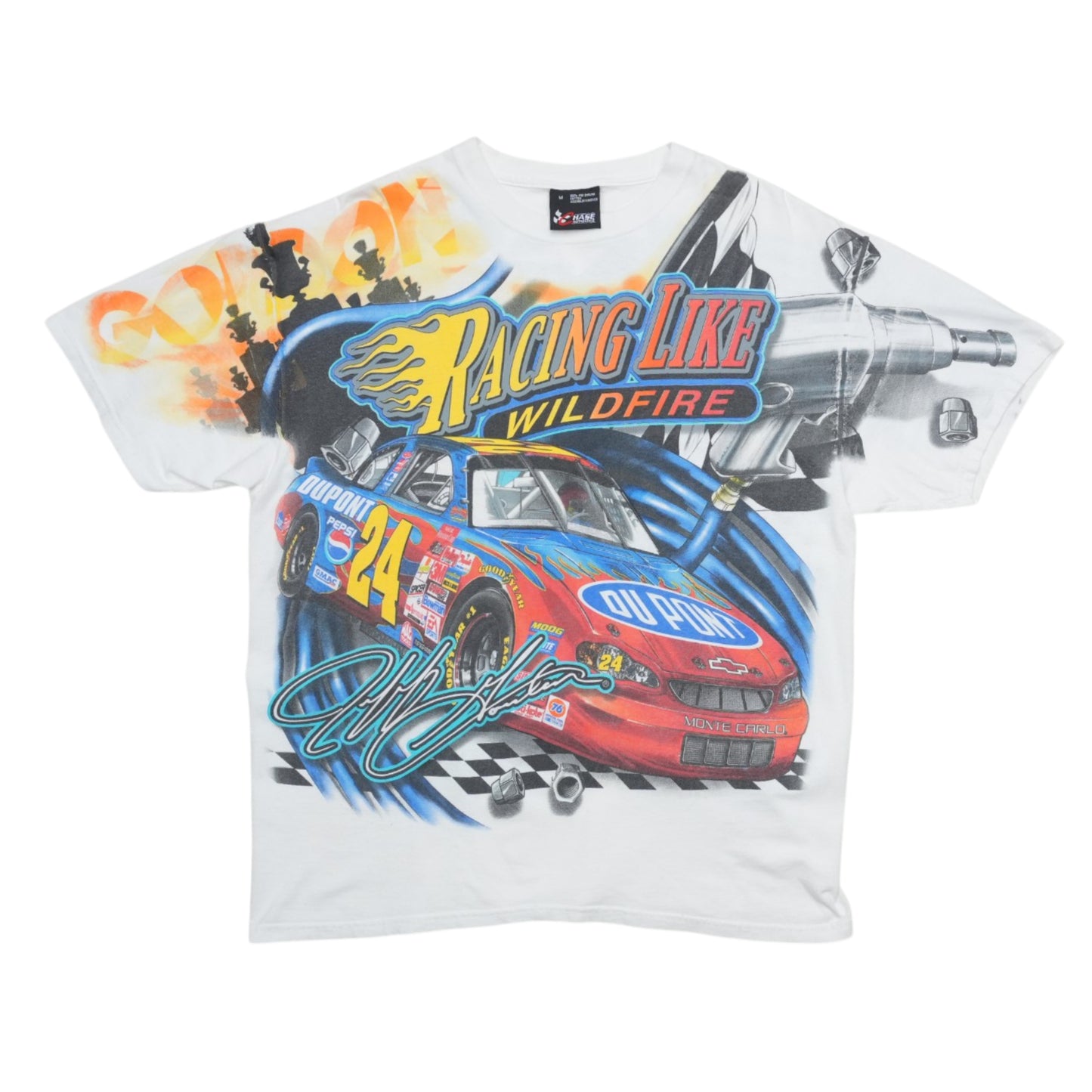 1990s Jeff Gordon Racing Like Wildfire AOP Shirt Front